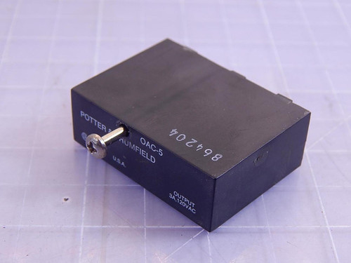 Lot of 4 Potter & Brumfield OAC-5 Relay Modules T96319 For Sale
