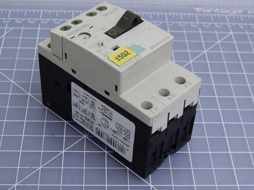 Lot of 2 Siemens 3RV1011-1DA10 Motor Starters T100401 For Sale