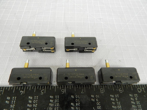 Lot of 5 Honeywell BZ-RS Basic / Snap Action Switches Large Basics Z PLUNG LOC T103094 For Sale