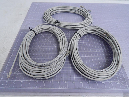 Lot of 3 Quabbin Datamax 11007174, 96000107B 100 OHM Patch Cords T102511 For Sale