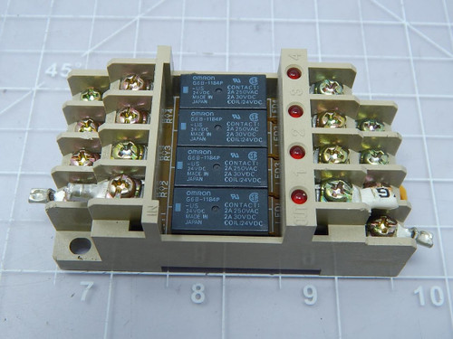 Lot of 12 Omron G6B-48BND, G6B-1184P Terminal Relay T105885 For Sale