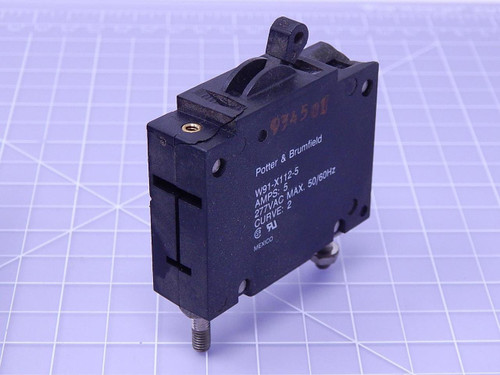 Lot of 12 Potter & Brumfield W91-X112-5 Circuit Breaker T111273 For Sale