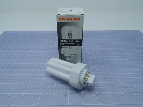 Silvania 20891 827, DULUX T/E, CF13DT/E/827 Fluorescent Compact Light Bulb T107661 For Sale