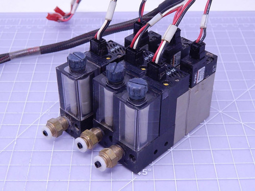 Lot of 3 SMC VJ114 Vacuum Switches T111773 For Sale