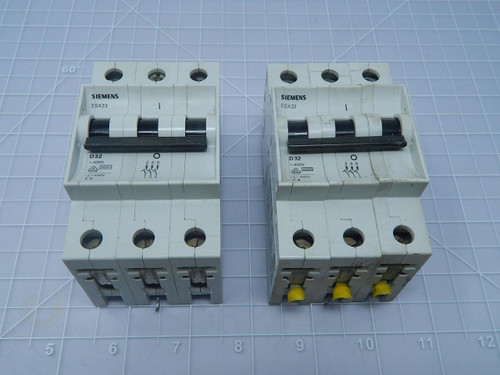 Lot of 2 Siemens 5SX2 Circuit Breaker T107789 For Sale
