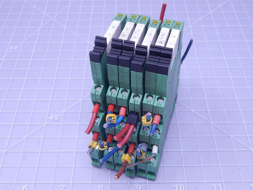 Lot of 6 Phoenix Contact PLC-BSC-24DC/21 Relays w/ Bases T115351 For Sale