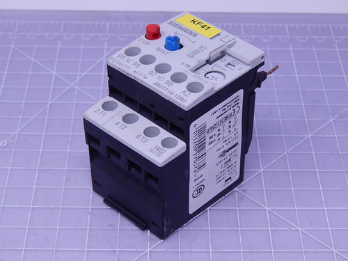 Lot of 2 Siemens 3RU1116-1DB0 Overload Relay T116020 For Sale