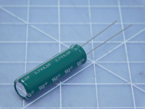 Lot of 100 Cooper Bussmann HV0830-2R7605-R Supercapacitors / Ultracapacitors 6F 2.7V EDLC HV SERIES CYL T119991 For Sale