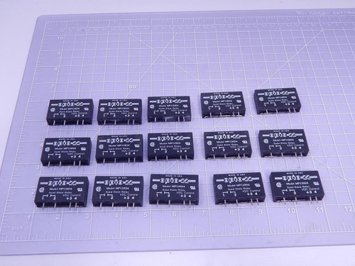 Lot of 15 Opto 22 MP120D4 Solid State Relay, 4 A, 140 VAC, PCB, Through Hole, Zero Crossing T119594 For Sale