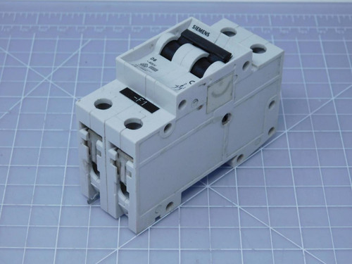 Siemens 5SX2 Mini Circuit breaker D6 480 V 2 Pole T122814 For Sale