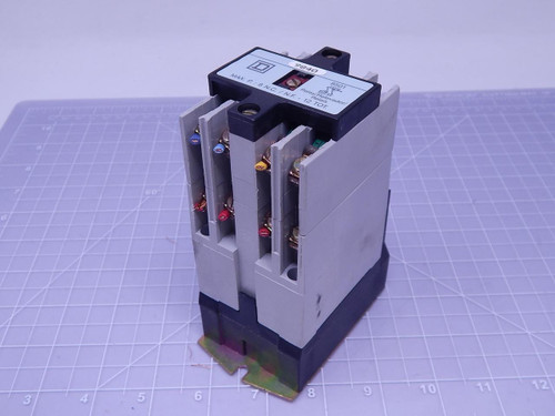 Square D 8501 Type X Relay Series A 8 Poles T123695 For Sale