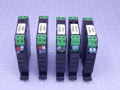 Lot of 5 Murr 51551 Output Relay T123896 For Sale