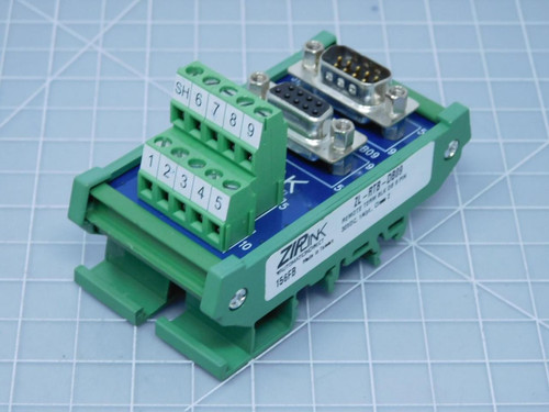 Automation Direct Zip Link ZL-RTB-DB09 Remote Terminal Block DB 9 Pin T126744 For Sale