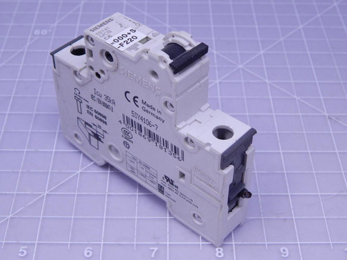 Siemens 5SY4106-7 6 A Single Pole Circuit Breaker T124570 For Sale