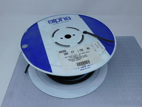 Alpha 9058A RG-58A/U 20 AWG Type 50 OHM Coax 19/.0071 TC T128353 For Sale