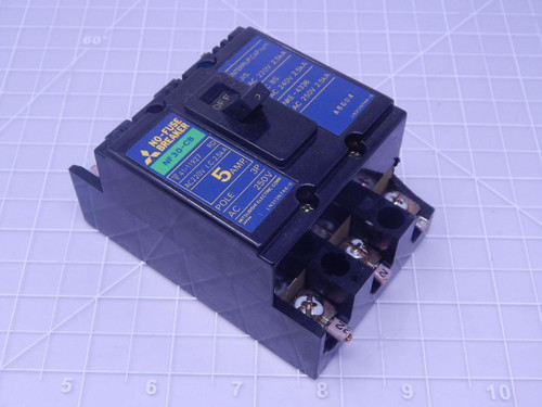 Mitsubishi NF30-CB    No-Fuse Breaker 5 A 3 P 250 VAC For Sale