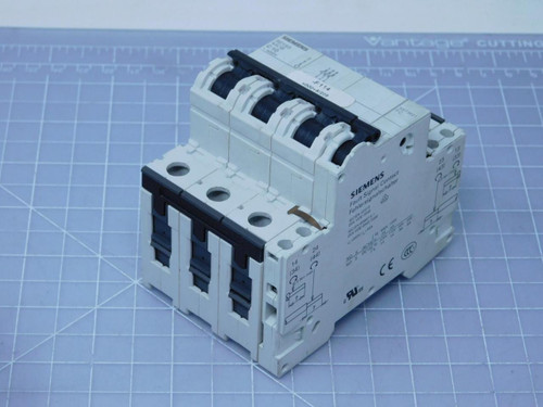 Lot of 3 Siemens 5SY63 MCB    Circuit Breakers 3 Poles 400 V For Sale