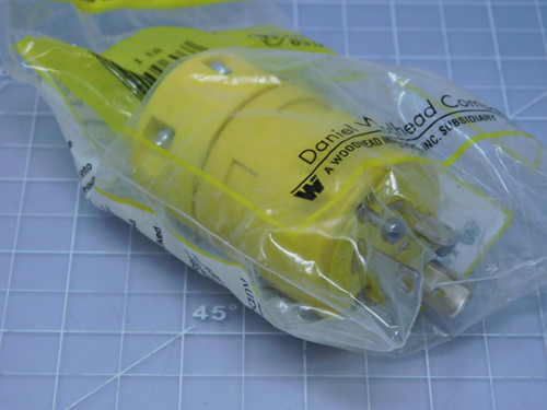 Woodhead 2449    Plug-Super Safeway NEMA L6-15 15A/250V
 For Sale