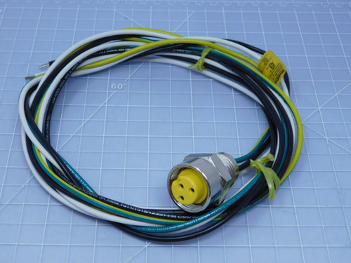 Brad Harrison 1R3000A20M020    Mini-Change A-Size Receptacle with Leads 13A 3-Pole 2M For Sale