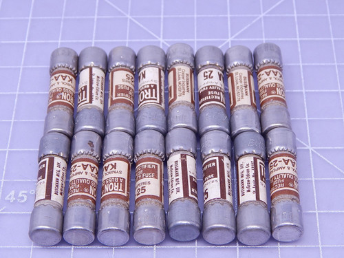 Lot of 16 Cooper KAA-25    Rectifier Fuse For Sale