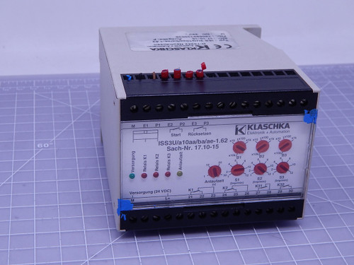 Klaschka D-75242 ISS 3U/a10aa/ba/ae-1.62   Neuhausen Timer Relay Delay Switch For Sale