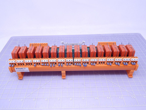 Lot of 16 Weidmuller 1113761001    Relays w/ Base For Sale