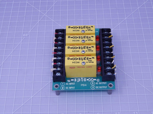 Opto 22 PB4 IAC24    I/O mounting rack w/ Relays For Sale