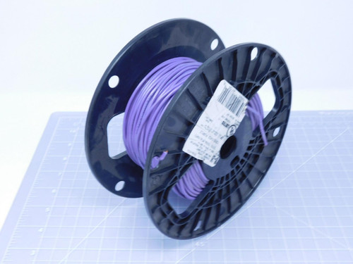 30071F    600 Volt 1316/1452 Purple Stranded Copper Wire 200 FT For Sale