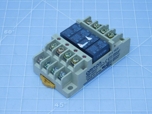 Lot of 3 Omron  G6B-48BND  Relay Terminal Block For Sale