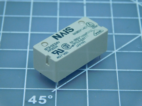 NAIS ST2-DC24V  General Purpose Relays 8A 24VDC DPST NON-LATCHING PCB  For Sale