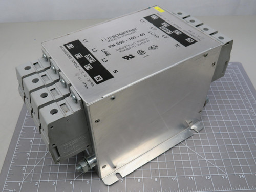 Schaffner FN 256-160-40  Power Line Filter For Sale