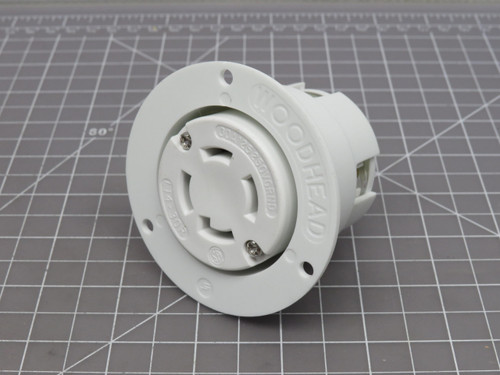 Woodhead 1301490059 2974MB Flanged Receptacle Outlet NEMA L14-30 For Sale