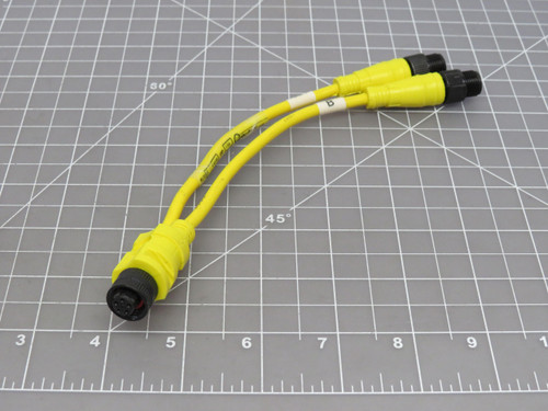 Allen-Bradley 879D-M3AERF5-OF5  AC Micro Female 5 Pin TO 5 PIN DC Micro Male Dual Cable For Sale