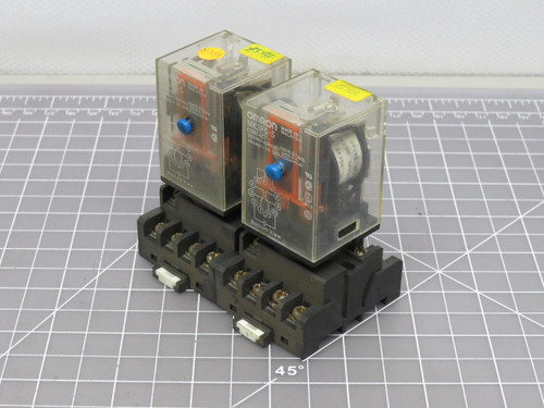 Lot of 2 Omron  MK3P5-S  Relay 250V 10A 120V Coil For Sale