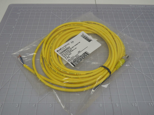 Lot of 5 Brad Connectivity 1200860557 2ENZ5 Nano-Change Molded Connector 4P Male Straight 5M 24/4C Coupler Plug For Sale