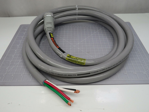 Brad Power 1300630093 C04000A48M040 Brad Power Portable SK QC 4-Pole Female Straight 4M 10/4 Gray PVC Cable For Sale