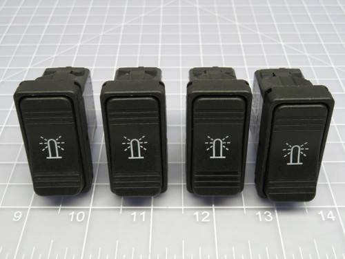 Lot of 4 Carling Technologies VDB2  Switch 15A 24V 1546R For Sale