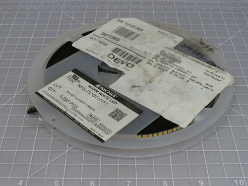 Lot of 3800 Nichia FLX-001-0639 NF2L757GT-V1F1 Mid Power Warm White LED Chip with Data Sheet For Sale