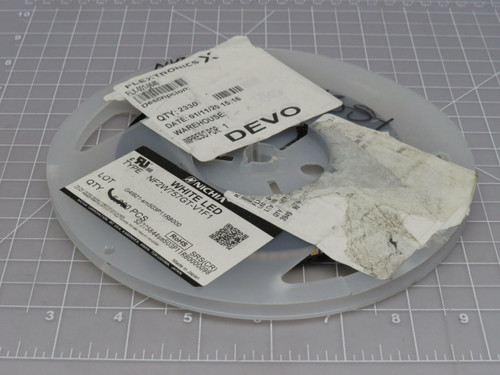 Lot of 2300 Nichia FLX-001-0640 NF2W757GT-V1F1 Mid Power White LED Chip with Data Sheet For Sale