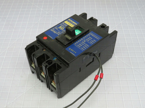 Mitsubishi NF50-SS  No-Fuse Circuit Breaker 50 A 3 Pole 600 VAC For Sale