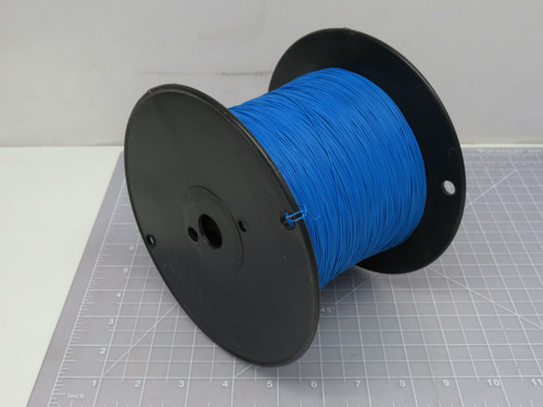 Lot of 4300 TT Electronics C500-054-007 UL1371 ET-2607-6 Blue Wire Cable  4300 FT For Sale