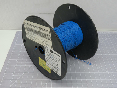 Lot of 700 TT Electronics C500-054-007 UL1371 ET-2607-6 Blue Wire Cable 700 FT For Sale
