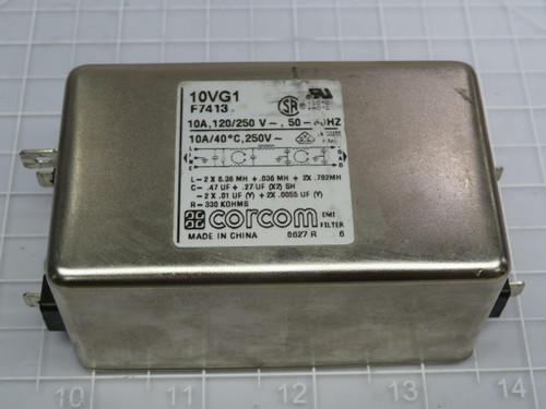 Corcom 10VG1 F7413 Line Reactor 10A 120/250V 50/60Hz For Sale