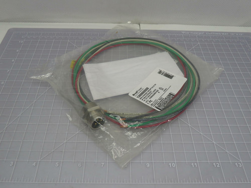 Brad Power 1300660009 1R4006A28M010G8 Mini-Change Receptacle SS 4P Male Straight 1M 14 AWG PVC Leads For Sale