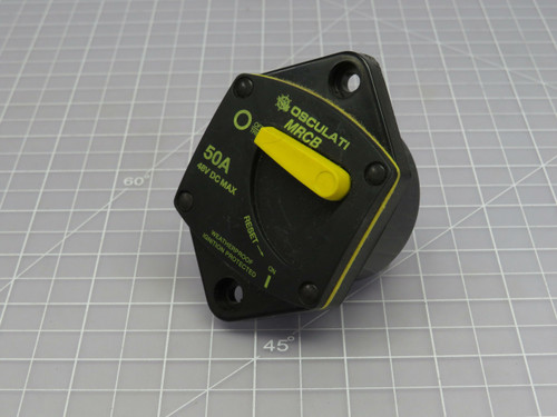 Lot of 20 Osculati MRCB 187050P-03-3 48 V 50 A External Thermal Switch  For Sale