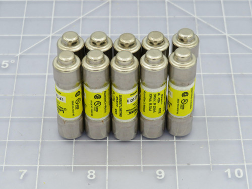 Lot of 10 Cooper LP-CC-6/10  Low-Peak Class CC Fuses 600 VAC 300 VDC  For Sale