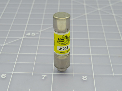 Lot of 10 Cooper LP-CC-3  Low-Peak Class CC 600 VAC 150 VDC  For Sale