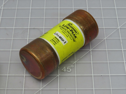 Lot of 5 Bussman LPJ-40SP  Low-Peak Class J Fuse 600 VAC 300 VDC  For Sale