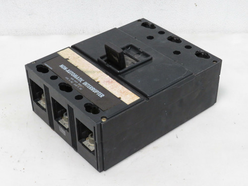 100P824H02G  Non-Automatic Interrupter Circuit Breaker 400A 600V AC 250VDC   For Sale