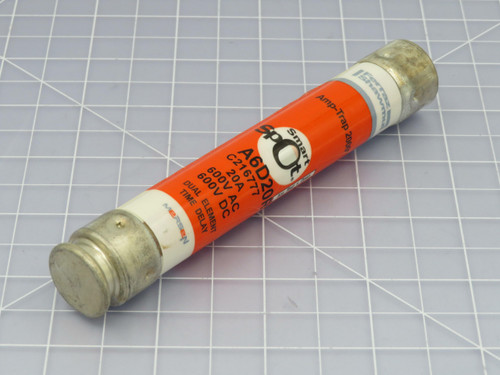 Ferraz Shawmut A6D20R  Fuses 600 VAC 600 VDC 20A  For Sale